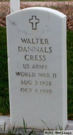 Walter D Cress