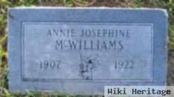 Annie Josephine Mcwilliams