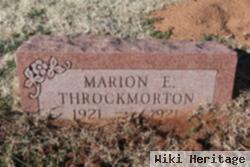 Marion E. Throckmorton