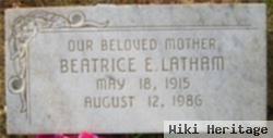 Beatrice E Latham