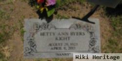 Betty Ann "nanny" Martin Kight