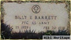 Billy E Barrett