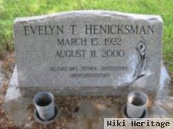 Evelyn T Henicksman