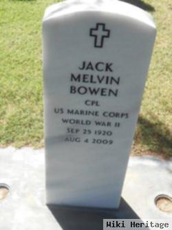 Jack Melvin Bowen