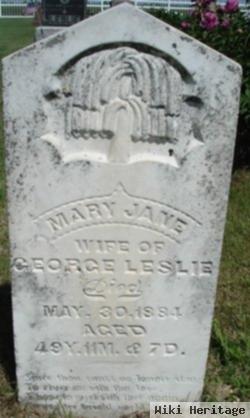 Mary Jane Lee Leslie