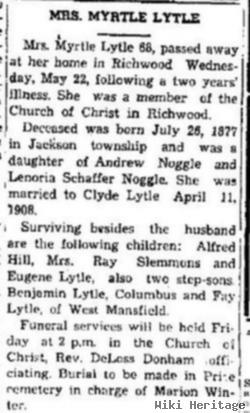 Myrta Noggle Lytle