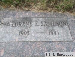 Lorene E Sampson