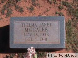 Thelma Janet Mccaleb