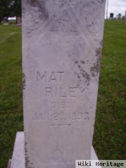 Mat Riley