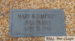 Mary B Poe Simpson