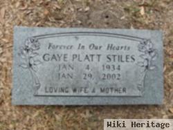 Gaye Platt Stiles