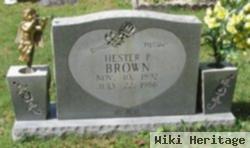 Hester Patterson Brown