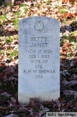 Betty Janet Shehab