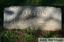 Wilbur L Ralston