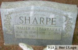 Walter E Sharpe
