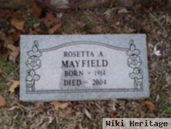 Rosetta A Mayfield