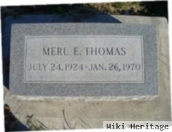 Merl E. Thomas