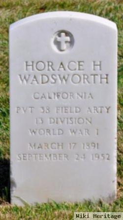 Horace H Wadsworth