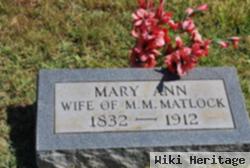 Mary Ann Melton Matlock