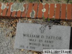 William Dempsey "bill" Taylor