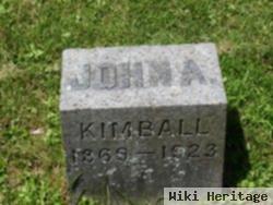 John A Kimball