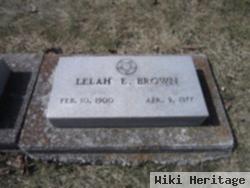 Lelah E. Wiles Brown