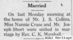 Nannie S. Cruse Short