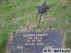 Pvt Aaron Haupt