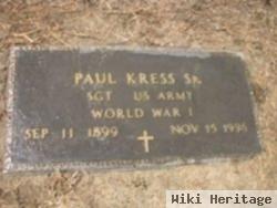 Paul Kress, Sr