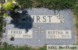 Bertha M Axtman Hirst