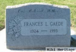 Frances Lila Sager Gaede