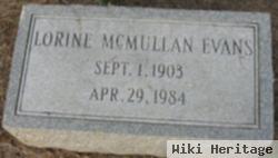 Lorine Mcmullan Evans