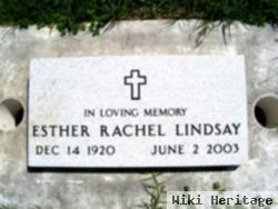 Esther Rachel Ellis Lindsay