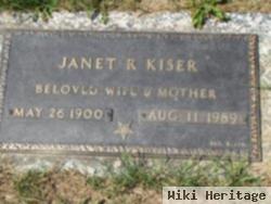 Janet R Kiser