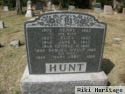 Jane S Hunt