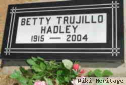 Elizabeth Grace "betty" Hackman Hadley