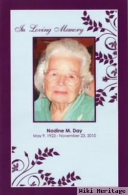 Nadine May O'neal Day