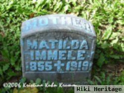 Matilda M Mann Immele