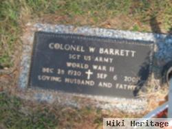 Colonel W. Barrett