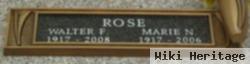 Walter F Rose