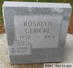 Rosalyn D. Reed Gericke