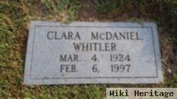 Clara Mcdaniel Whitler