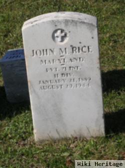 John M. Rice