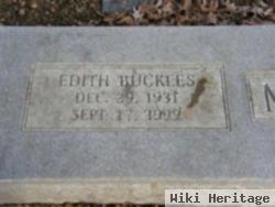 Edith Buckles Mchenry