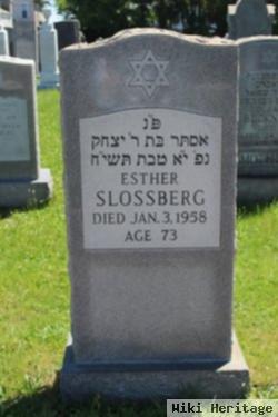 Esther Slossberg