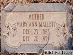 Mary Ann Mallett
