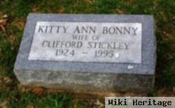 Kitty Ann Bonny Stickley