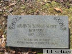 Arminta "minnie" Short Hornsby