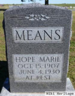 Hope Marie Means