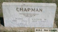 Marion W Chapman